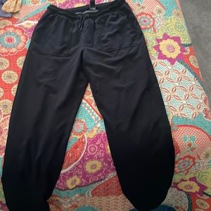 Athlete girls joggers with lining